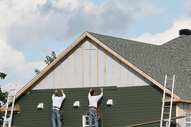 Professional Siding Repair technician working in Dupont, PA
